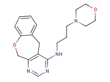 N-(3-morpholin-4-ylpropyl)-5,11-dihydro[1]benzoxepino[3,4-d]pyrimidin-4-amine
