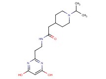 N-[2-(4,6-dihydroxy-2-pyrimidinyl)ethyl]-2-(1-isopropyl-4-piperidinyl)acetamide