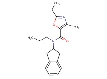 N-(2,3-dihydro-1H-inden-2-yl)-2-ethyl-4-methyl-N-propyl-1,3-oxazole-5-carboxamide