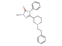 2-methyl-4-phenyl-5-[1-(2-phenylethyl)piperidin-3-yl]-2,4-dihydro-3H-1,2,4-triazol-3-one