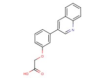 (3-quinolin-3-ylphenoxy)acetic acid