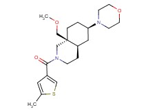 (4aR*,6R*,8aS*)-8a-(methoxymethyl)-2-[(5-methyl-3-thienyl)carbonyl]-6-(4-morpholinyl)decahydroisoquinoline