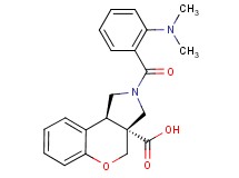 (3aR*,9bR*)-2-[2-(dimethylamino)benzoyl]-1,2,3,9b-tetrahydrochromeno[3,4-c]pyrrole-3a(4H)-carboxylic acid