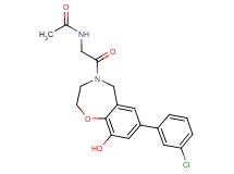 N-{2-[7-(3-chlorophenyl)-9-hydroxy-2,3-dihydro-1,4-benzoxazepin-4(5H)-yl]-2-oxoethyl}acetamide
