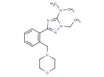 1-ethyl-N,N-dimethyl-3-[2-(morpholin-4-ylmethyl)phenyl]-1H-1,2,4-triazol-5-amine