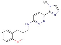 N-(3,4-dihydro-2H-chromen-3-ylmethyl)-6-(1-methyl-1H-imidazol-2-yl)pyridazin-3-amine