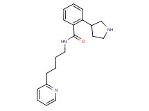 N-[4-(2-pyridinyl)butyl]-2-(3-pyrrolidinyl)benzamide