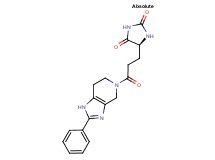 (5S)-5-[3-oxo-3-(2-phenyl-1,4,6,7-tetrahydro-5H-imidazo[4,5-c]pyridin-5-yl)propyl]imidazolidine-2,4-dione
