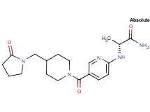 N~2~-[5-({4-[(2-oxopyrrolidin-1-yl)methyl]piperidin-1-yl}carbonyl)pyridin-2-yl]-D-alaninamide