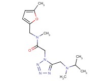 2-(5-{[isopropyl(methyl)amino]methyl}-1H-tetrazol-1-yl)-N-methyl-N-[(5-methyl-2-furyl)methyl]acetamide