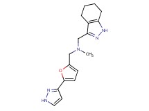 N-methyl-1-[5-(1H-pyrazol-3-yl)-2-furyl]-N-(4,5,6,7-tetrahydro-1H-indazol-3-ylmethyl)methanamine