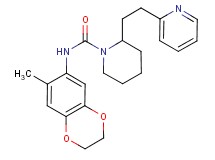 N-(7-methyl-2,3-dihydro-1,4-benzodioxin-6-yl)-2-(2-pyridin-2-ylethyl)piperidine-1-carboxamide
