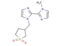 1-[(1,1-dioxidotetrahydro-3-thienyl)methyl]-1'-methyl-1H,1'H-2,2'-biimidazole