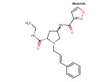 (4R)-N-ethyl-4-[(isoxazol-3-ylcarbonyl)amino]-1-[(2E)-3-phenylprop-2-en-1-yl]-L-prolinamide