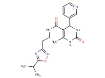 N-[2-(5-isopropyl-1,2,4-oxadiazol-3-yl)ethyl]-6-methyl-2-oxo-4-pyridin-3-yl-1,2,3,4-tetrahydropyrimidine-5-carboxamide