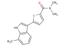 N,N-dimethyl-5-(7-methyl-1H-indol-3-yl)thiophene-2-carboxamide