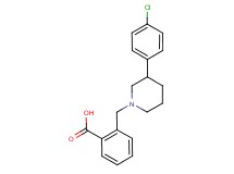 2-{[3-(4-chlorophenyl)piperidin-1-yl]methyl}benzoic acid