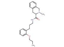2-methyl-N-[3-(2-propoxyphenyl)propyl]-1,2,3,4-tetrahydro-3-isoquinolinecarboxamide