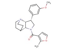 (3R*,3aR*,7aR*)-3-(3-methoxyphenyl)-1-(2-methyl-3-furoyl)octahydro-4,7-ethanopyrrolo[3,2-b]pyridine