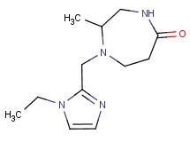 1-[(1-ethyl-1H-imidazol-2-yl)methyl]-2-methyl-1,4-diazepan-5-one