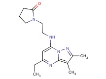 1-{2-[(5-ethyl-2,3-dimethylpyrazolo[1,5-a]pyrimidin-7-yl)amino]ethyl}-2-pyrrolidinone