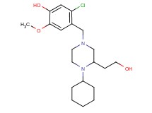 5-chloro-4-{[4-cyclohexyl-3-(2-hydroxyethyl)-1-piperazinyl]methyl}-2-methoxyphenol