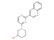 1-(2-quinolin-3-ylpyrimidin-4-yl)piperidin-3-ol