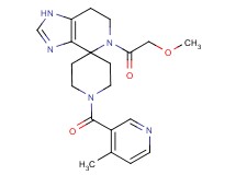 5-(methoxyacetyl)-1'-[(4-methylpyridin-3-yl)carbonyl]-1,5,6,7-tetrahydrospiro[imidazo[4,5-c]pyridine-4,4'-piperidine]