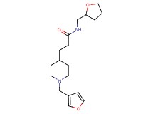 3-[1-(3-furylmethyl)-4-piperidinyl]-N-(tetrahydro-2-furanylmethyl)propanamide