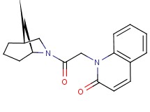 1-{2-[(1R*,5S*)-6-azabicyclo[3.2.1]oct-6-yl]-2-oxoethyl}quinolin-2(1H)-one