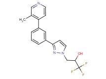 1,1,1-trifluoro-3-{3-[3-(3-methyl-4-pyridinyl)phenyl]-1H-pyrazol-1-yl}-2-propanol