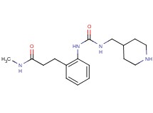 N-methyl-3-[2-({[(4-piperidinylmethyl)amino]carbonyl}amino)phenyl]propanamide hydrochloride