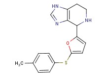4-{5-[(4-methylphenyl)thio]-2-furyl}-4,5,6,7-tetrahydro-1H-imidazo[4,5-c]pyridine