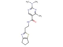 N-[2-(5,6-dihydro-4H-cyclopenta[d][1,3]thiazol-2-yl)ethyl]-2-(dimethylamino)-4-methyl-5-pyrimidinecarboxamide