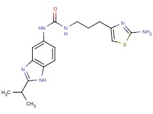 N-[3-(2-amino-1,3-thiazol-4-yl)propyl]-N'-(2-isopropyl-1H-benzimidazol-5-yl)urea
