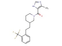 1-[(4-methyl-1H-imidazol-5-yl)carbonyl]-3-{2-[2-(trifluoromethyl)phenyl]ethyl}piperidine