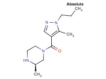 (3R)-3-methyl-1-[(5-methyl-1-propyl-1H-pyrazol-4-yl)carbonyl]piperazine