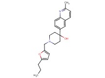 4-(2-methylquinolin-6-yl)-1-[(5-propyl-2-furyl)methyl]piperidin-4-ol