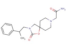 2-[2-oxo-3-(2-phenylpropyl)-1-oxa-3,8-diazaspiro[4.5]dec-8-yl]acetamide