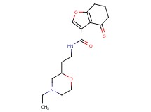 N-[2-(4-ethylmorpholin-2-yl)ethyl]-4-oxo-4,5,6,7-tetrahydro-1-benzofuran-3-carboxamide