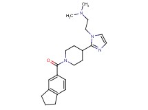 (2-{2-[1-(2,3-dihydro-1H-inden-5-ylcarbonyl)-4-piperidinyl]-1H-imidazol-1-yl}ethyl)dimethylamine