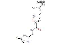 N-{[(2S,4S)-4-fluoro-2-pyrrolidinyl]methyl}-3-isobutyl-5-isoxazolecarboxamide