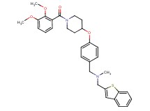 (1-benzothien-2-ylmethyl)(4-{[1-(2,3-dimethoxybenzoyl)-4-piperidinyl]oxy}benzyl)methylamine