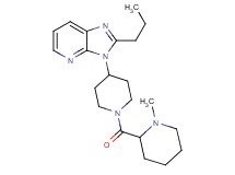 3-{1-[(1-methyl-2-piperidinyl)carbonyl]-4-piperidinyl}-2-propyl-3H-imidazo[4,5-b]pyridine