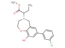methyl 2-[7-(3-chlorophenyl)-9-hydroxy-2,3-dihydro-1,4-benzoxazepin-4(5H)-yl]butanoate