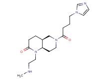 rel-(4aS,8aR)-6-[4-(1H-imidazol-1-yl)butanoyl]-1-[2-(methylamino)ethyl]octahydro-1,6-naphthyridin-2(1H)-one dihydrochloride