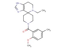 5-ethyl-1'-(2-methoxy-5-methylbenzoyl)-1,5,6,7-tetrahydrospiro[imidazo[4,5-c]pyridine-4,4'-piperidine]