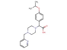 (4-isopropoxyphenyl)[4-(pyridin-2-ylmethyl)piperazin-1-yl]acetic acid