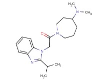 1-[(2-isopropyl-1H-benzimidazol-1-yl)acetyl]-N,N-dimethyl-4-azepanamine