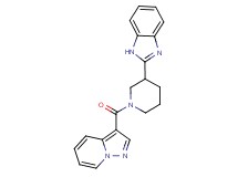 2-[1-(pyrazolo[1,5-a]pyridin-3-ylcarbonyl)-3-piperidinyl]-1H-benzimidazole